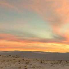 White Sands at Sunset