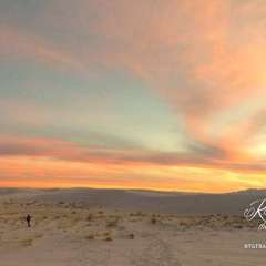 White Sands at Sunset