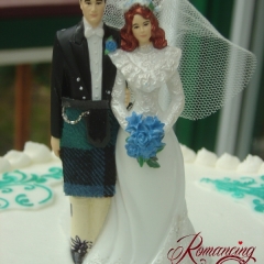 Scottish Wedding Cake Topper