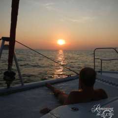 Sunsets from our room on the water